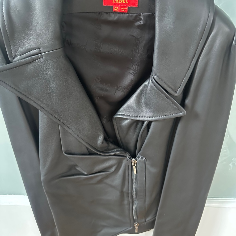 Vivienne Westwood Charcoal Leather Coat - Picture 3 of 6